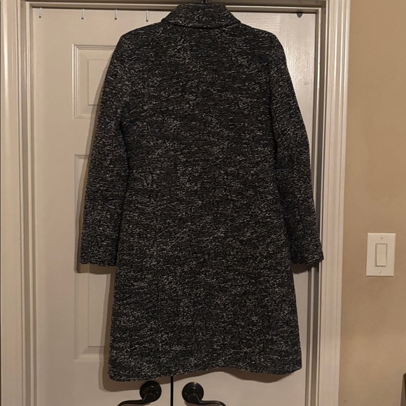 J. Crew Black and Gray Pea Coat - Picture 2 of 5
